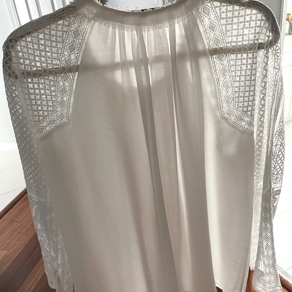 Kobi Halperin Daniela Lace Silk Blouse in size small - Picture 10 of 13